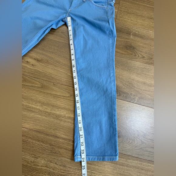 Isabel Marant Étoile Blue Slim-Fit Jeans With Red Stitching - Size FR 38 (US 6) - Picture 11 of 11